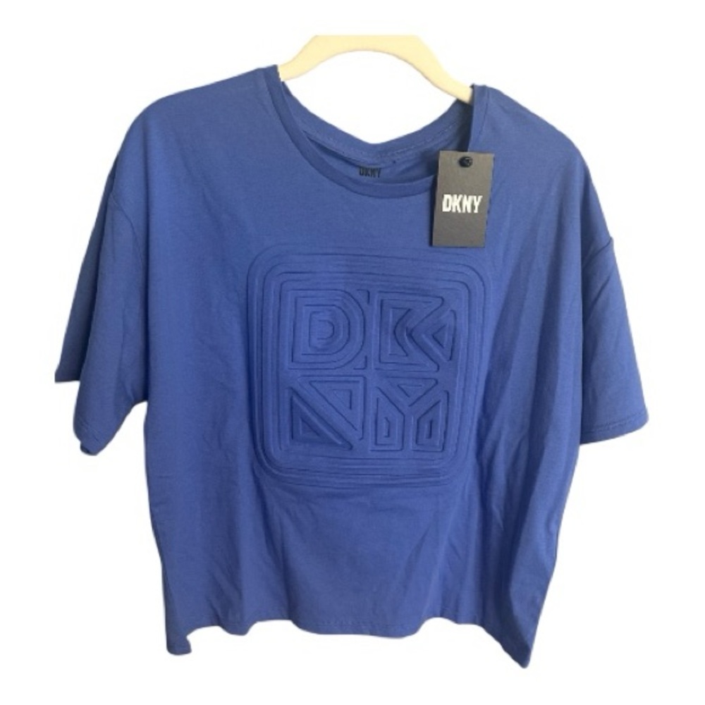 DKNY Royal Blue Embossed Tee